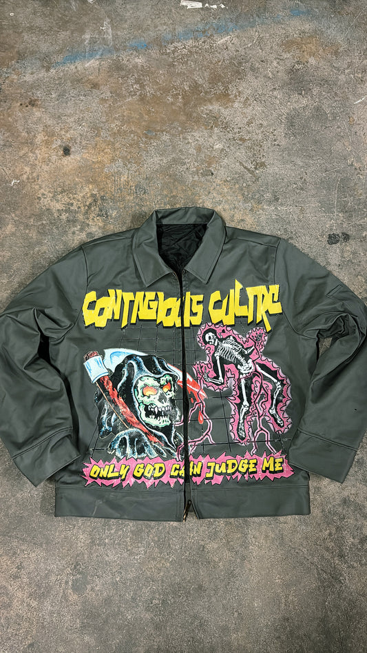 Only God Can Judge Me Mechanic Jacket